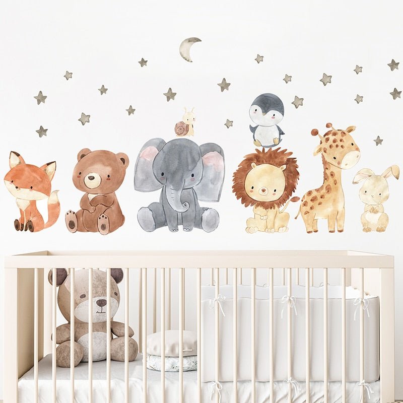 African Animal Wall Stickers for Kids' Room - Flexi Africa - Free Delivery Worldwide Express. Shop now @ Flexi Africa!