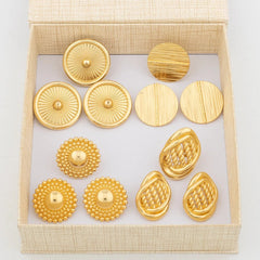 African Fashion Jewelry Set: Hoop Earrings and Adjustable Ring for Women in Bride Gift Box - Flexi Africa www.flexiafrica.com