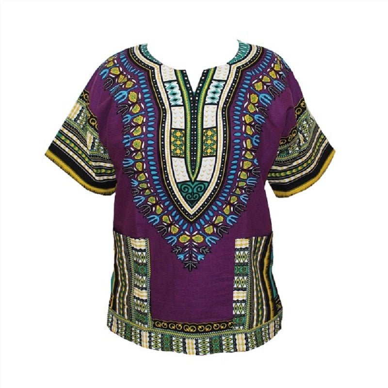 African Fashion with Unisex Dashikiage Dashiki Floral Dress - Perfect for Men and Women with African Traditional Print - Flexi Africa - Flexi Africa offers Free Delivery Worldwide - Vibrant African traditional clothing showcasing bold prints and intricate designs