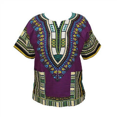 African Fashion with Unisex Dashikiage Dashiki Floral Dress - Perfect for Men and Women with African Traditional Print