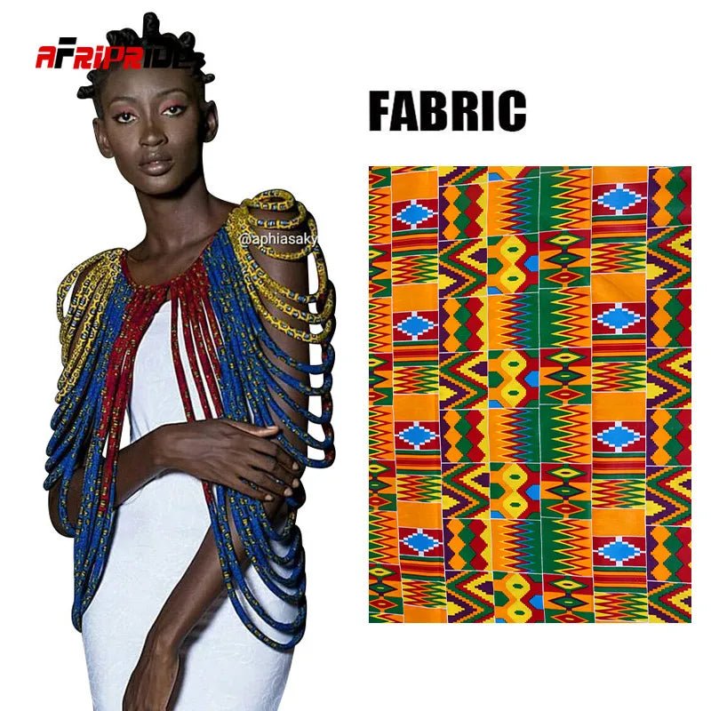 African Multi Straps Necklaces Fashion Accessories Jewelry Gift Fabric Print Necklace - Flexi Africa - Flexi Africa offers Free Delivery Worldwide - Vibrant African traditional clothing showcasing bold prints and intricate designs