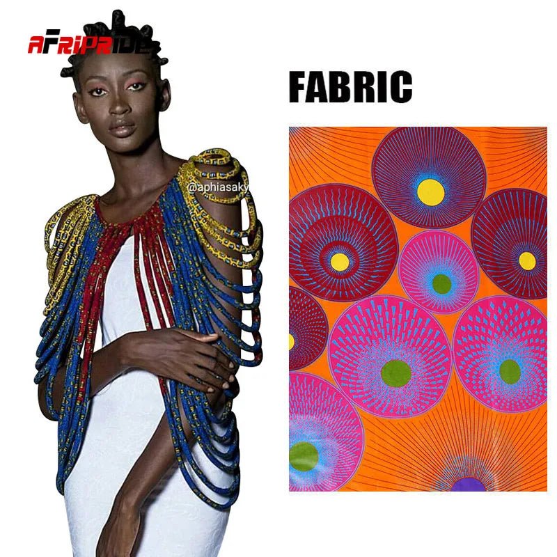 African Multi Straps Necklaces Fashion Accessories Jewelry Gift Fabric Print Necklace - Flexi Africa - Flexi Africa offers Free Delivery Worldwide - Vibrant African traditional clothing showcasing bold prints and intricate designs