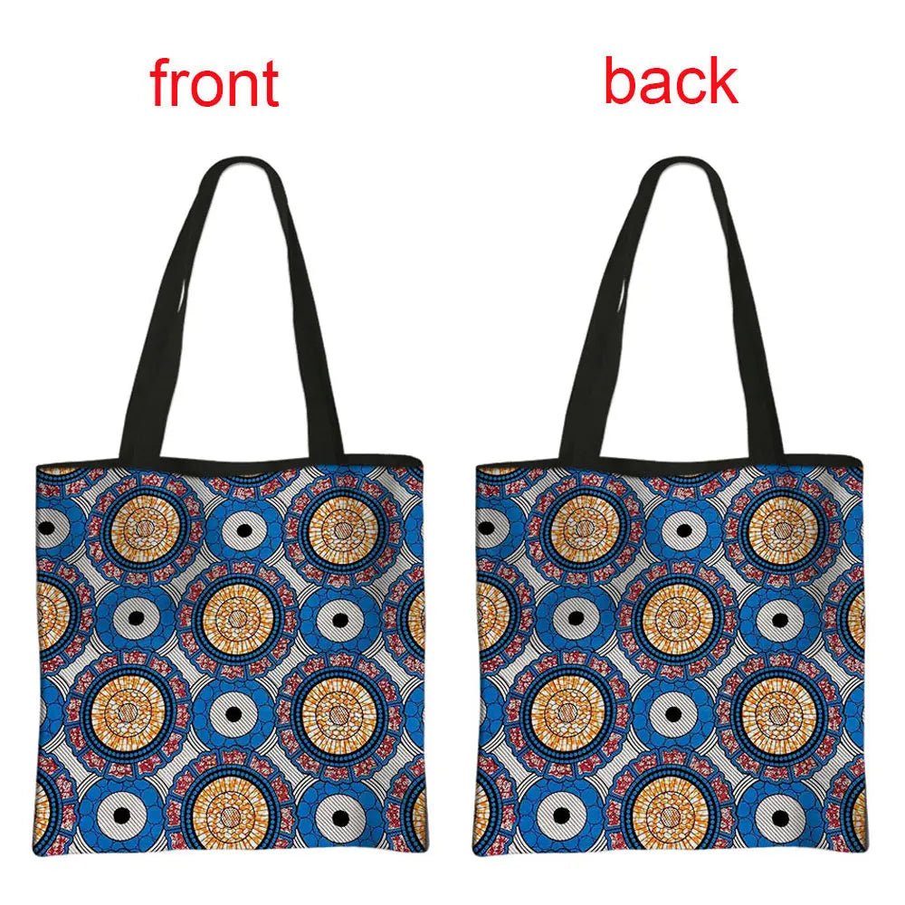 African Women's Style Handbag: Traditional Printed Top-Handle and Shoulder Tote Bags for Females - Flexi Africa - Flexi Africa offers Free Delivery Worldwide - Vibrant African traditional clothing showcasing bold prints and intricate designs