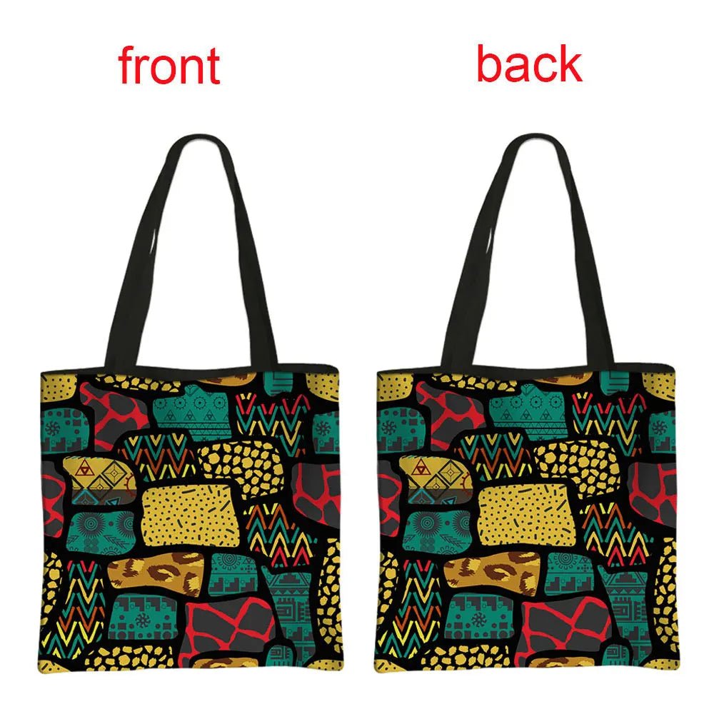 African Women's Style Handbag: Traditional Printed Top-Handle and Shoulder Tote Bags for Females - Flexi Africa - Flexi Africa offers Free Delivery Worldwide - Vibrant African traditional clothing showcasing bold prints and intricate designs