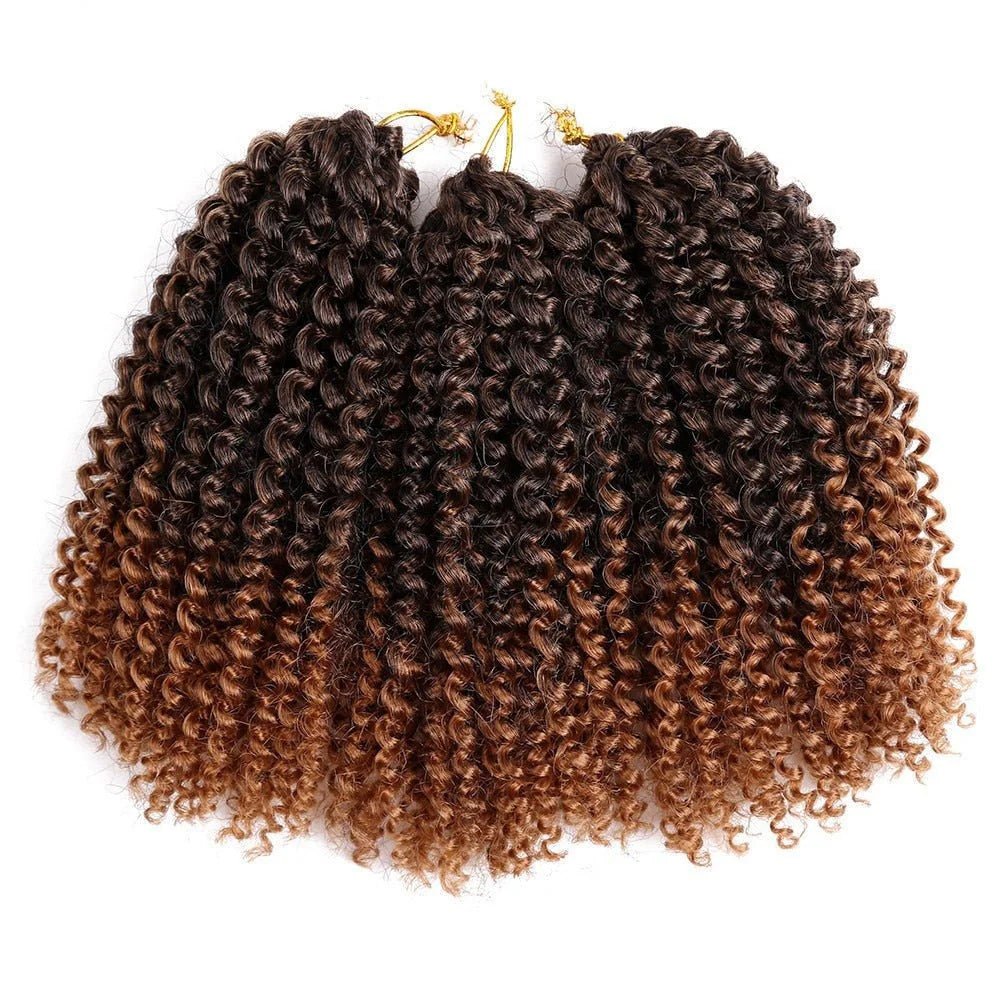 Afro Kinky Twist Crochet Braids Synthetic Curly Braiding Hair Extension - Free Delivery Worldwide only at Flexi Africa