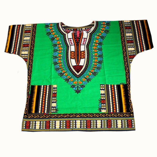 Authentic African Dashiki Printed T-Shirts for Men - Flexi Africa -Offers Free Delivery Worldwide - www.flexiafrica.com