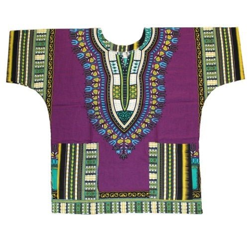 Authentic African Dashiki XXXL T-Shirt: Men's 100% Cotton Traditional Print Shirt for a Bold and Stylish Look - Free Delivery Worldwide only at Flexi Africa