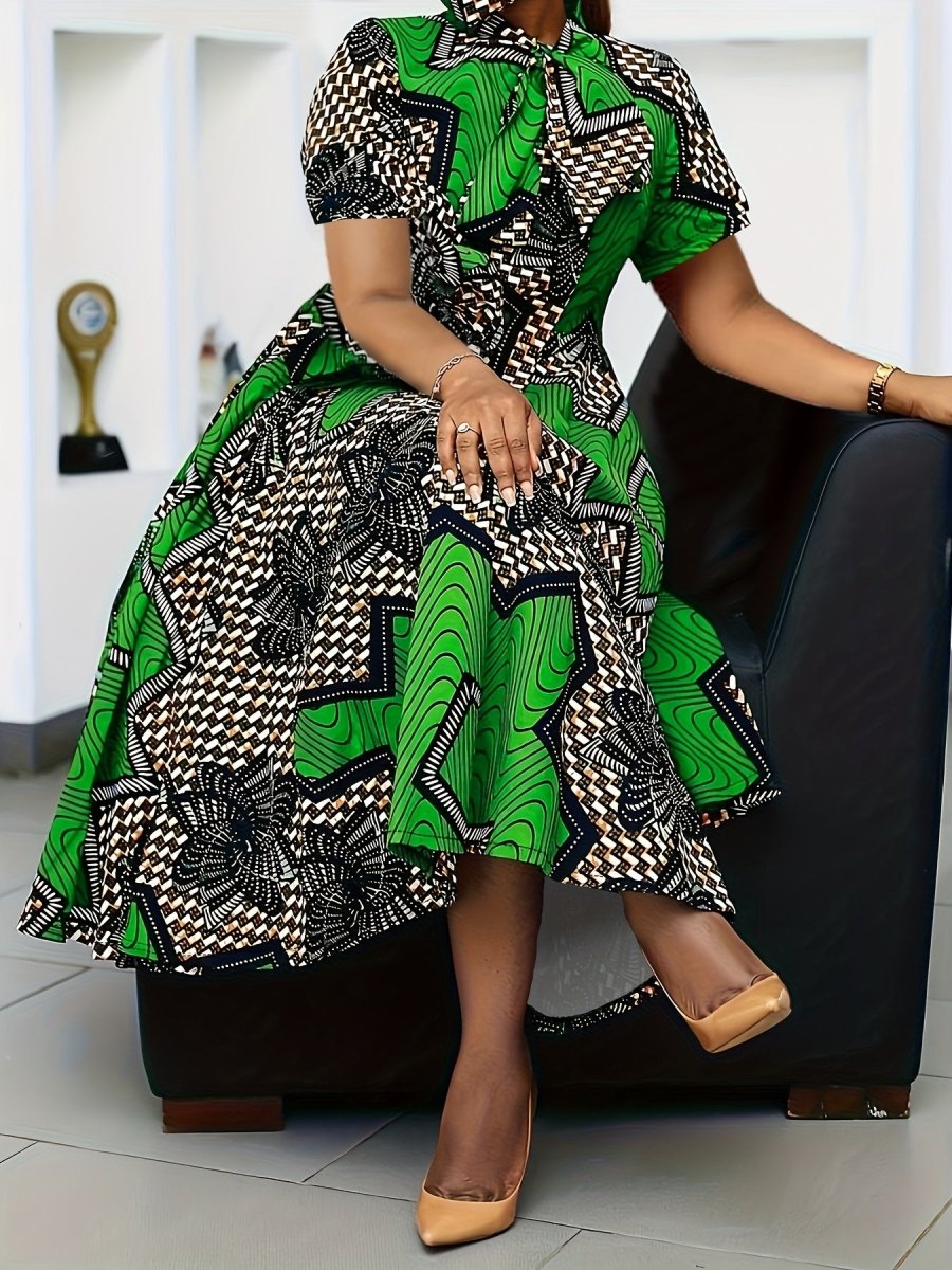 DZ102 Cross - border Women's Dress - Free Delivery Worldwide only at Flexi Africa