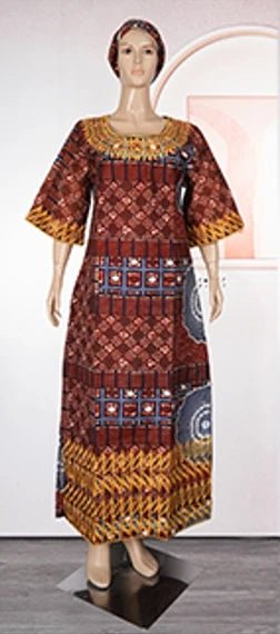 H&D New African Dresses For Women Embroidery Bazin Floral Boho Dresses Ankara Rich Long Robes Tradition Party Wedding Ramadan - Free Delivery Worldwide only at Flexi Africa