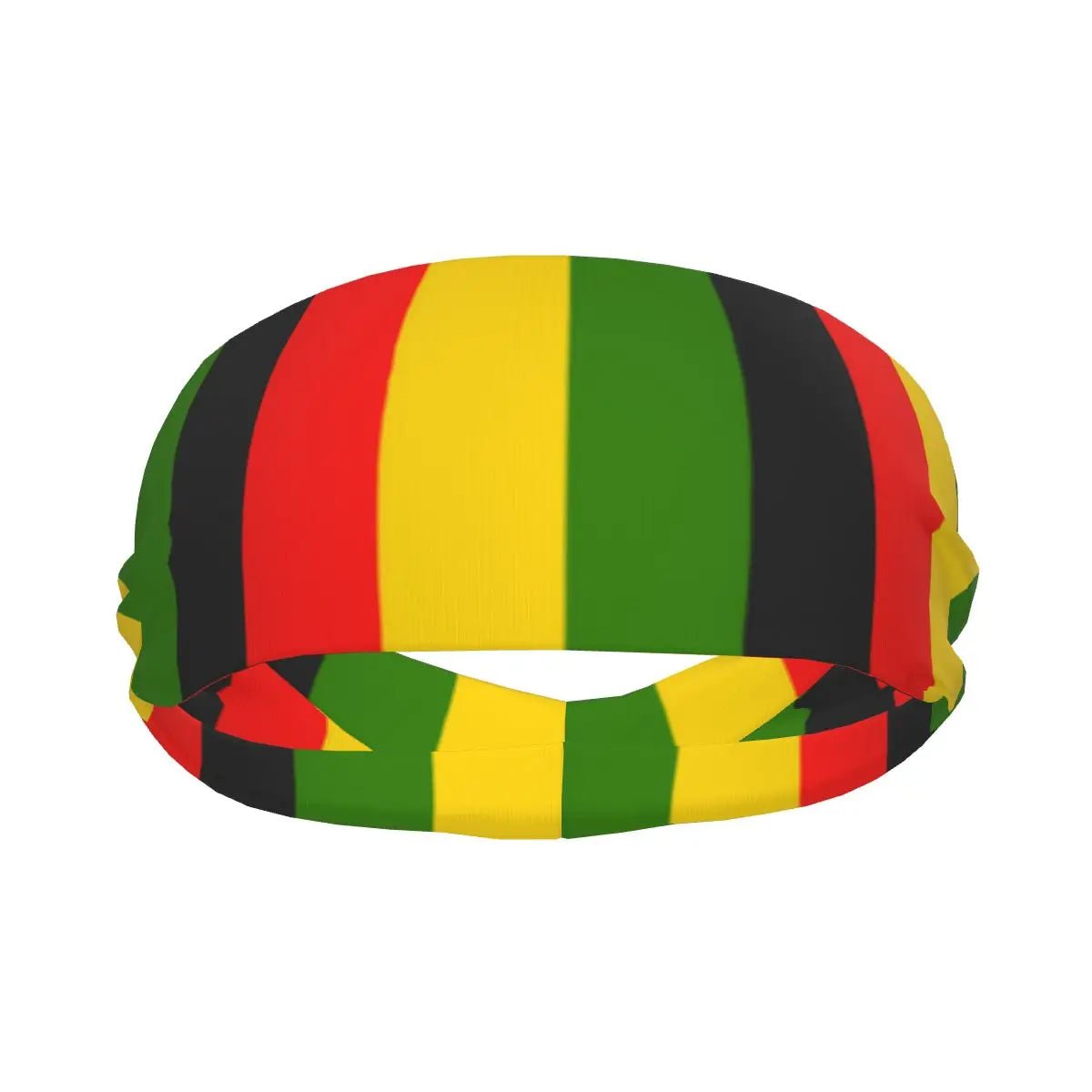 Jamaica Flag Stripe Headwrap - Stylish Headband for Sports - Flexi Africa - Flexi Africa offers Free Delivery Worldwide - Vibrant African traditional clothing showcasing bold prints and intricate designs