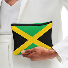 Jamaican Flag Pattern Cosmetic Bag, Portable Comestic Storage Pouch - Free Delivery Worldwide only at Flexi Africa