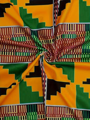 Large Size Fashion African Print Three Quarter Sleeve Shorts Set, Ankara Style, Same Style, African Tribal Style, Machine Washable, Easter. Perfect Gift Choice for Mother's Day - Free Delivery Worldwide only at Flexi Africa