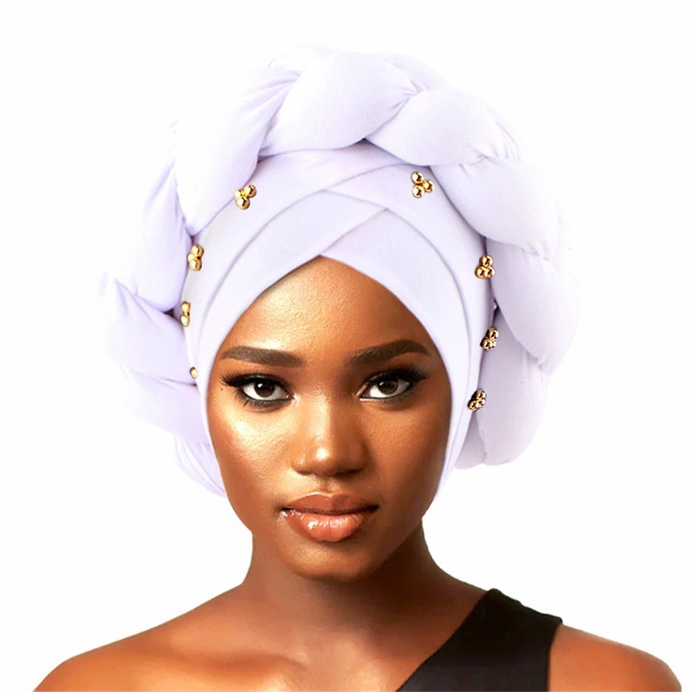 Stylish Auto Gele Bonnet Hat: Elevate Your Look with Nigerian Headwear for Women - Flexi Africa - FREE INTERNATIONAL POST