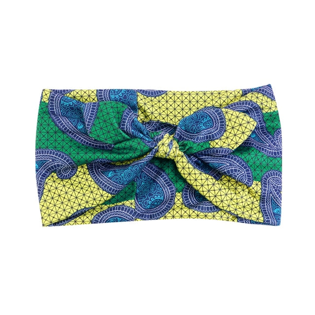 Upgrade Your Look with our African Pattern Women's Pre-Tied Knot Headwrap: Enjoy Worldwide Delivery from Flexi Africa